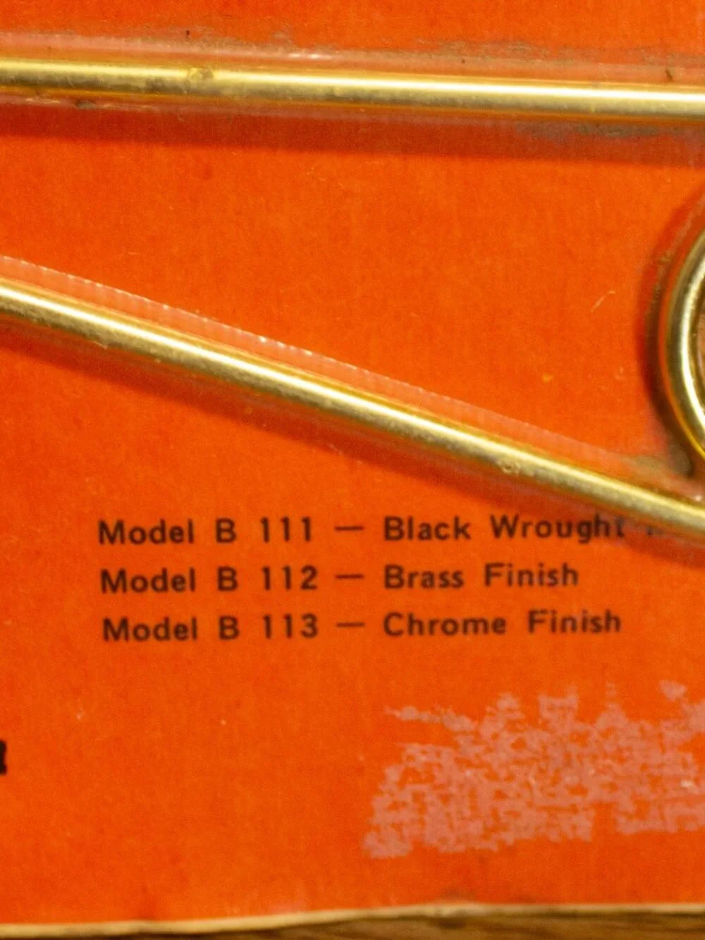 None swivel hanging